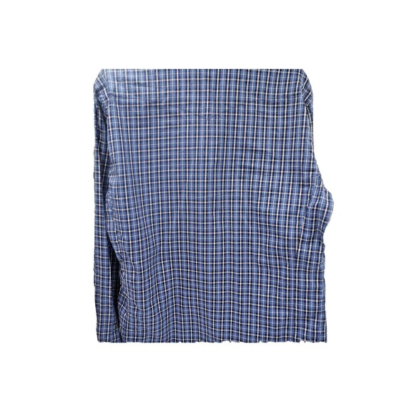 TOM FORD Blue Check Print Button-up Dress Shirt Men Long Sleeve Sz 44, 17 1/2 - Picture 7 of 16